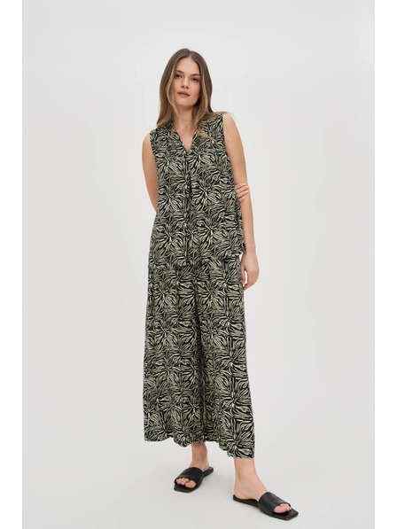 Moodo Damen Loose Fit Hosen Moodo