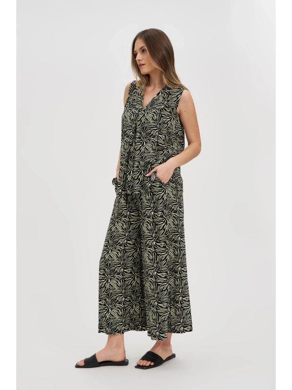 Moodo Damen Loose Fit Hosen Moodo