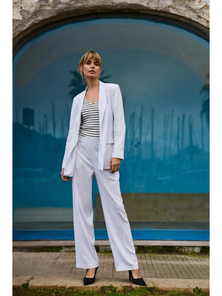 Moodo Damen Hosen Moodo - Weiß