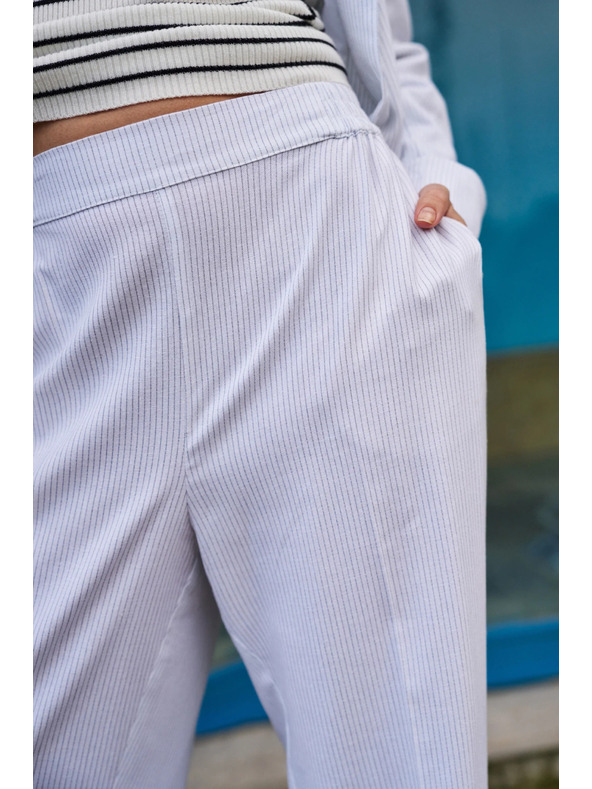 Moodo Damen Hosen Moodo - Weiß