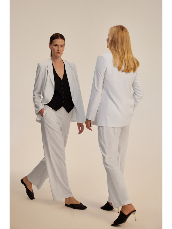 Moodo Damen Hosen Moodo - Weiß