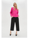 Moodo Schwarze Cropped Hosen Moodo