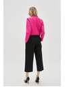 Moodo Schwarze Cropped Hosen Moodo