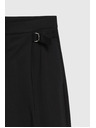 Moodo Schwarze Cropped Hosen Moodo