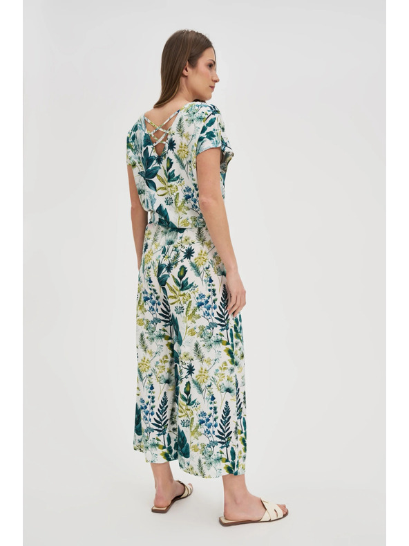 Moodo Damen Gemusterte Hosen Moodo