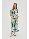 Moodo Damen Gemusterte Hosen Moodo