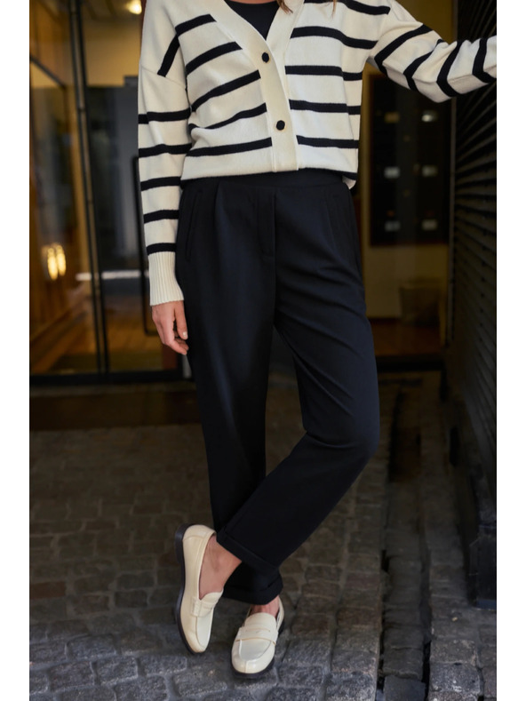 Moodo Schwarze Damenhosen Moodo