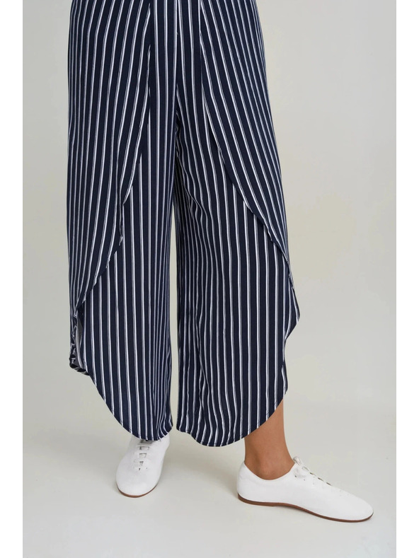 Moodo Damen Asymmetrische Hosen mit Schlitzen