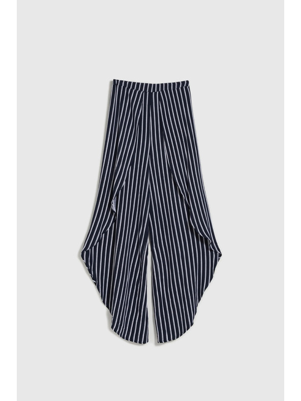 Moodo Damen Asymmetrische Hosen mit Schlitzen