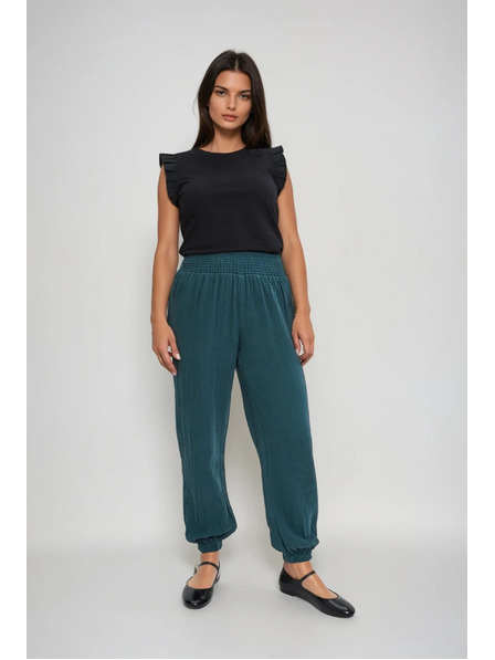 Moodo Damen Hosen Moodo - Grün