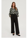 Moodo Schwarze Loose Fit Hosen Moodo
