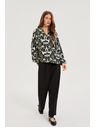 Moodo Schwarze Loose Fit Hosen Moodo