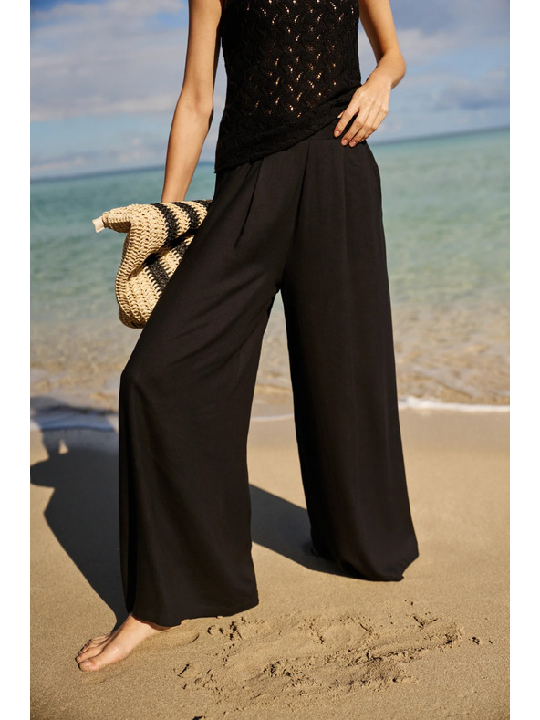 Moodo Damen Loose Fit Hosen Moodo - Schwarz