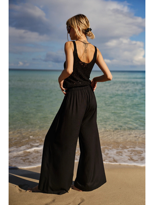 Moodo Damen Loose Fit Hosen Moodo - Schwarz