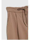 Moodo Hellbraune Loose Fit Hosen Moodo