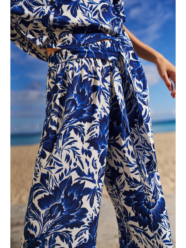 Moodo Damen Hosen Moodo - blau