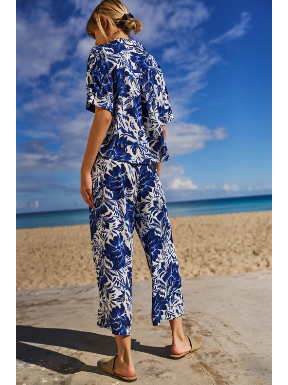 Moodo Damen Hosen Moodo - blau