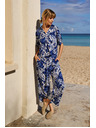 Moodo Damen Hosen Moodo - blau