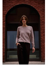Moodo Braune Cropped Hosen Moodo