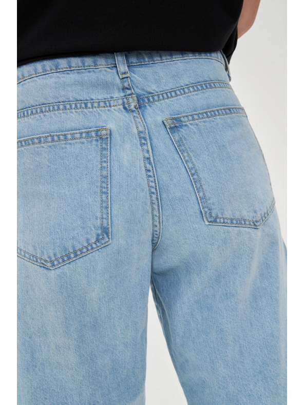 Moodo Damen Jeans Shorts Moodo