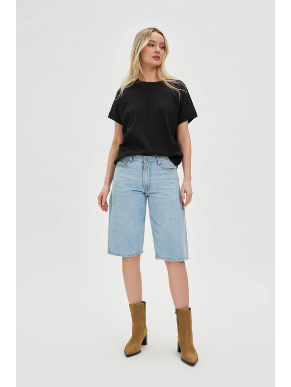 Moodo Damen Jeans Shorts Moodo