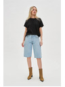 Moodo Damen Jeans Shorts Moodo