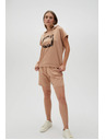 Moodo Damen Shorts Moodo - Braun