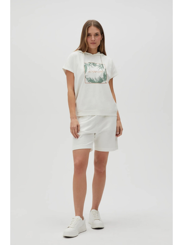 Moodo Damen Shorts Moodo - weiß