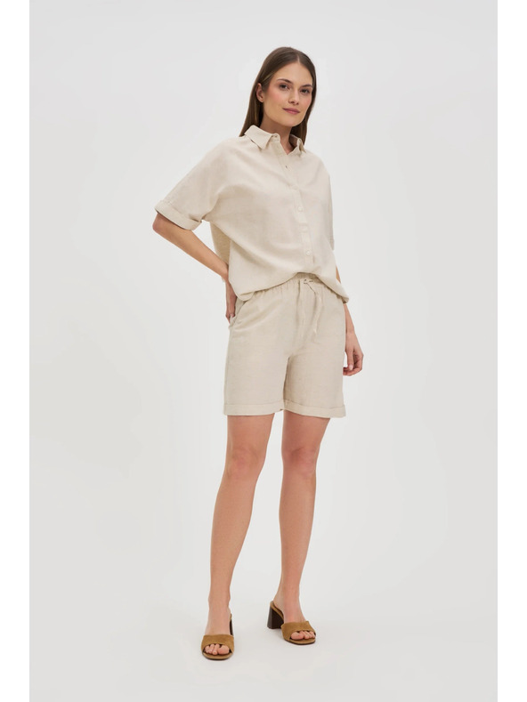 Moodo Damen Shorts Moodo - Beige