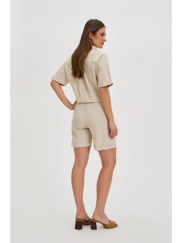 Moodo Damen Shorts Moodo - Beige