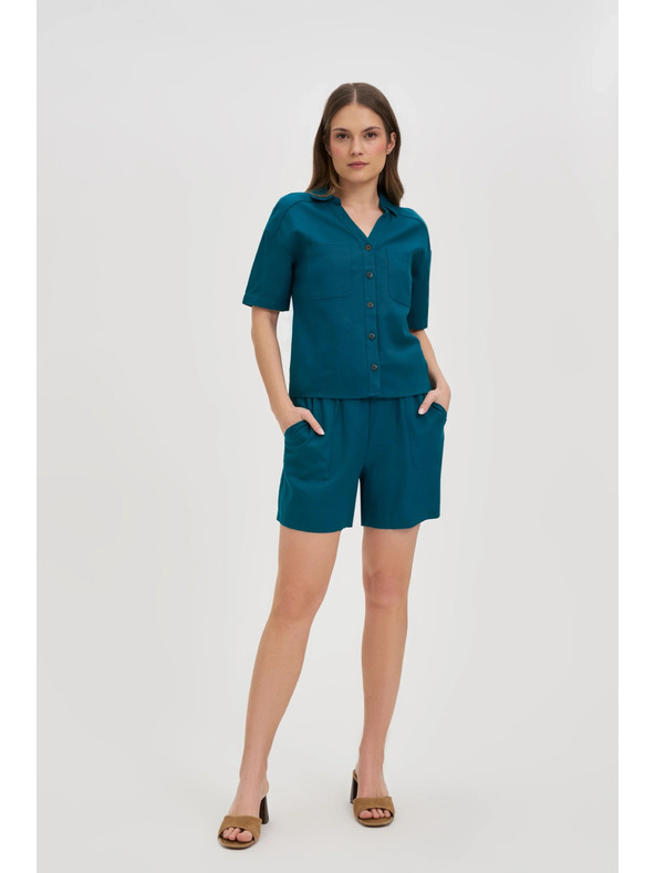 Moodo Damen Shorts Moodo - Grün