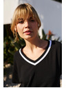 Moodo Damen-T-Shirt Moodo – schwarz
