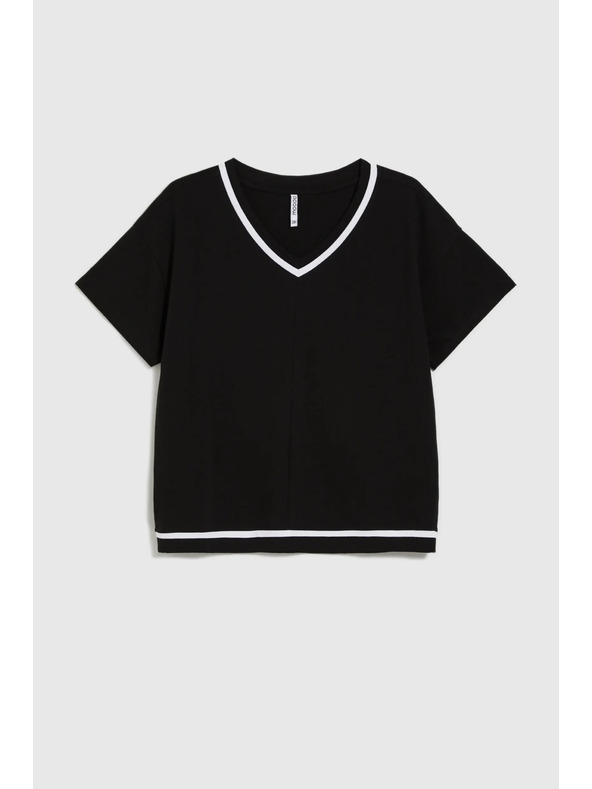 Moodo Damen-T-Shirt Moodo – schwarz