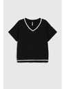Moodo Damen-T-Shirt Moodo – schwarz