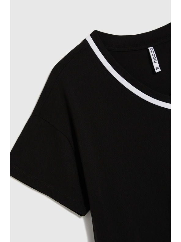 Moodo Damen-T-Shirt Moodo – schwarz