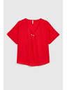 Moodo Rote lockere Bluse