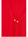 Moodo Rote lockere Bluse