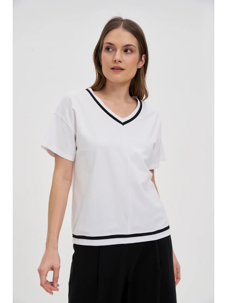 Moodo Damen-T-Shirt Moodo – weiß