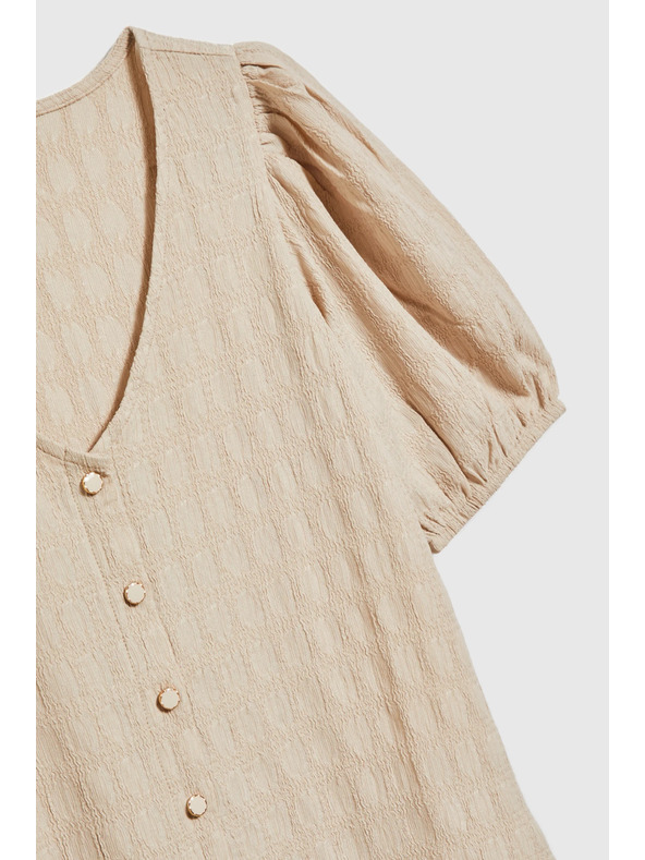 Moodo Damen-T-Shirt Moodo – hellbeige