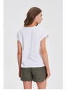 Moodo Weiße lockere Bluse