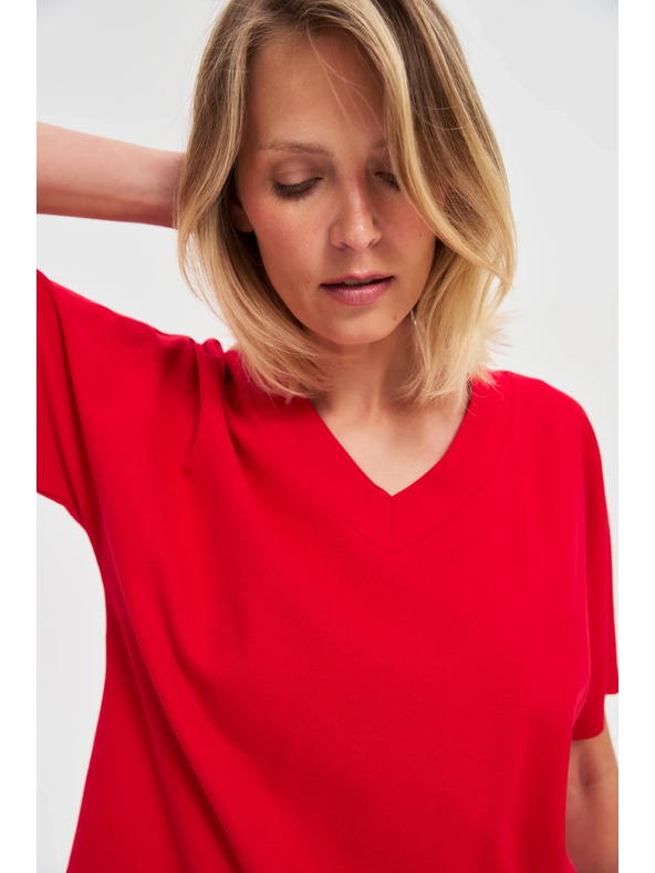 Moodo Rotes lockeres Top