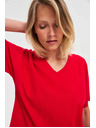 Moodo Rotes lockeres Top
