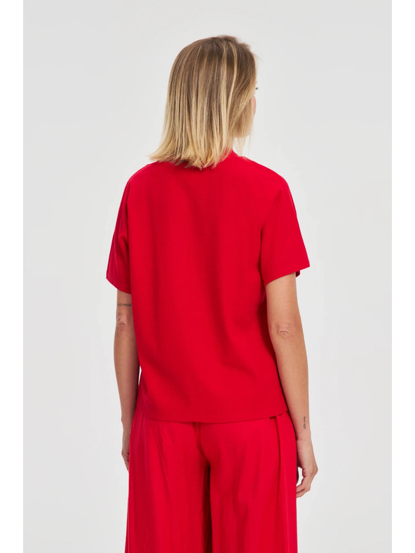 Moodo Rotes lockeres Top