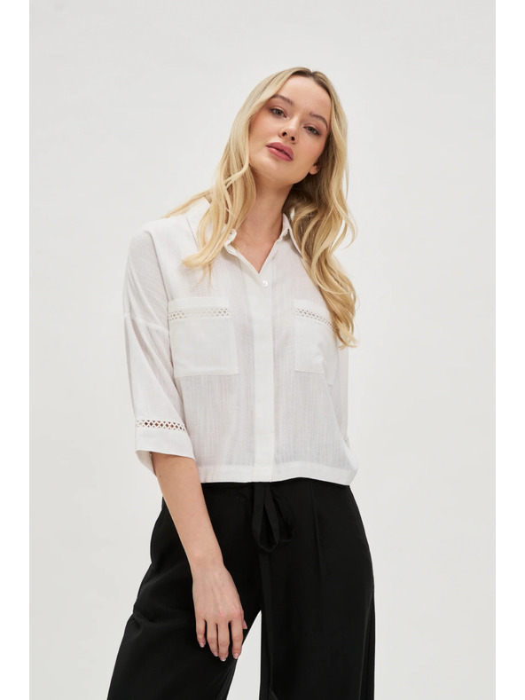 Moodo Damen-Top Moodo - weiß