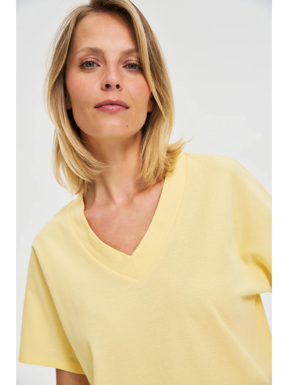 Moodo Gelbes lockeres Top