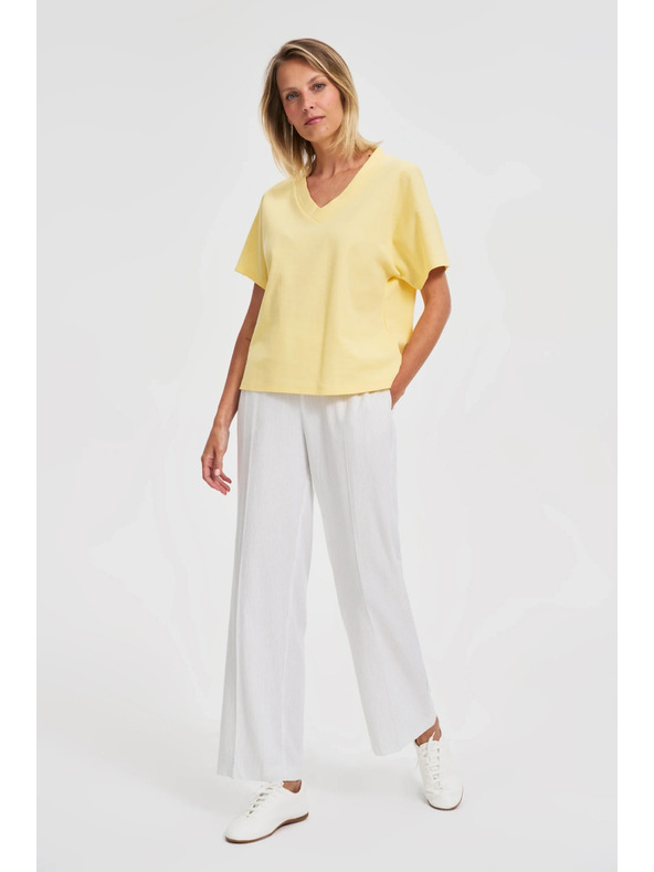 Moodo Gelbes lockeres Top