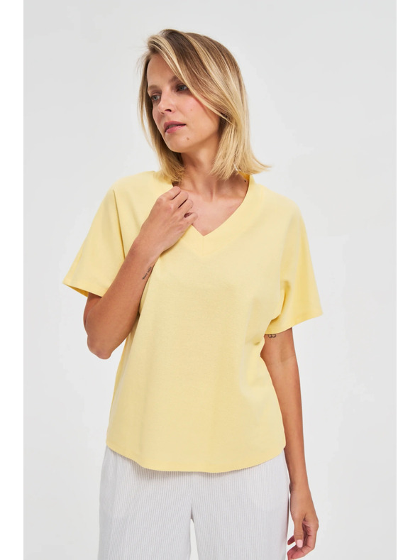 Moodo Gelbes lockeres Top