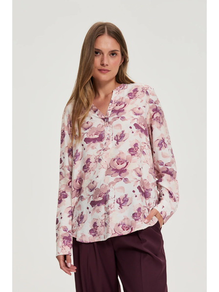 Moodo Rosa geblümte Bluse von Moodo