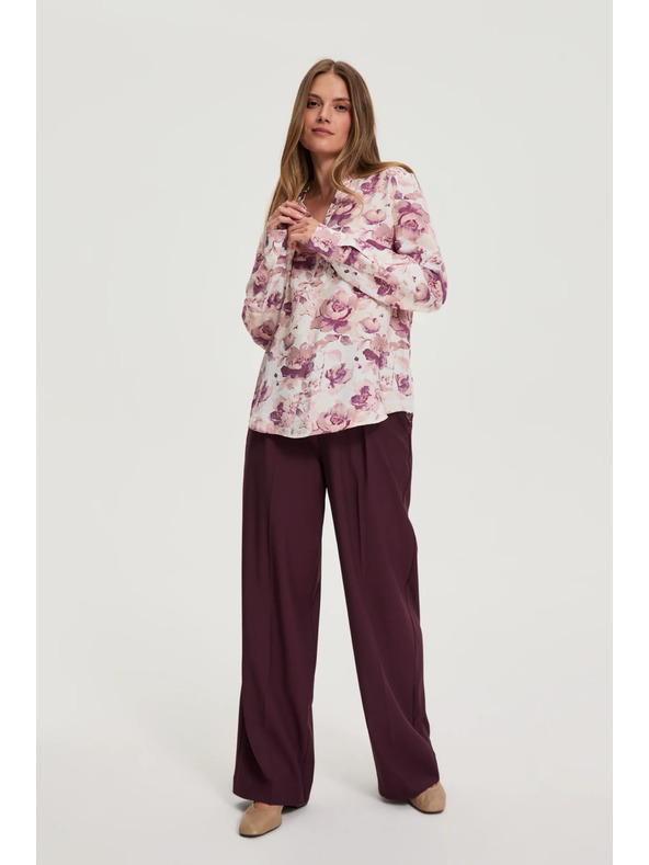 Moodo Rosa geblümte Bluse von Moodo