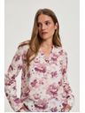 Moodo Rosa geblümte Bluse von Moodo